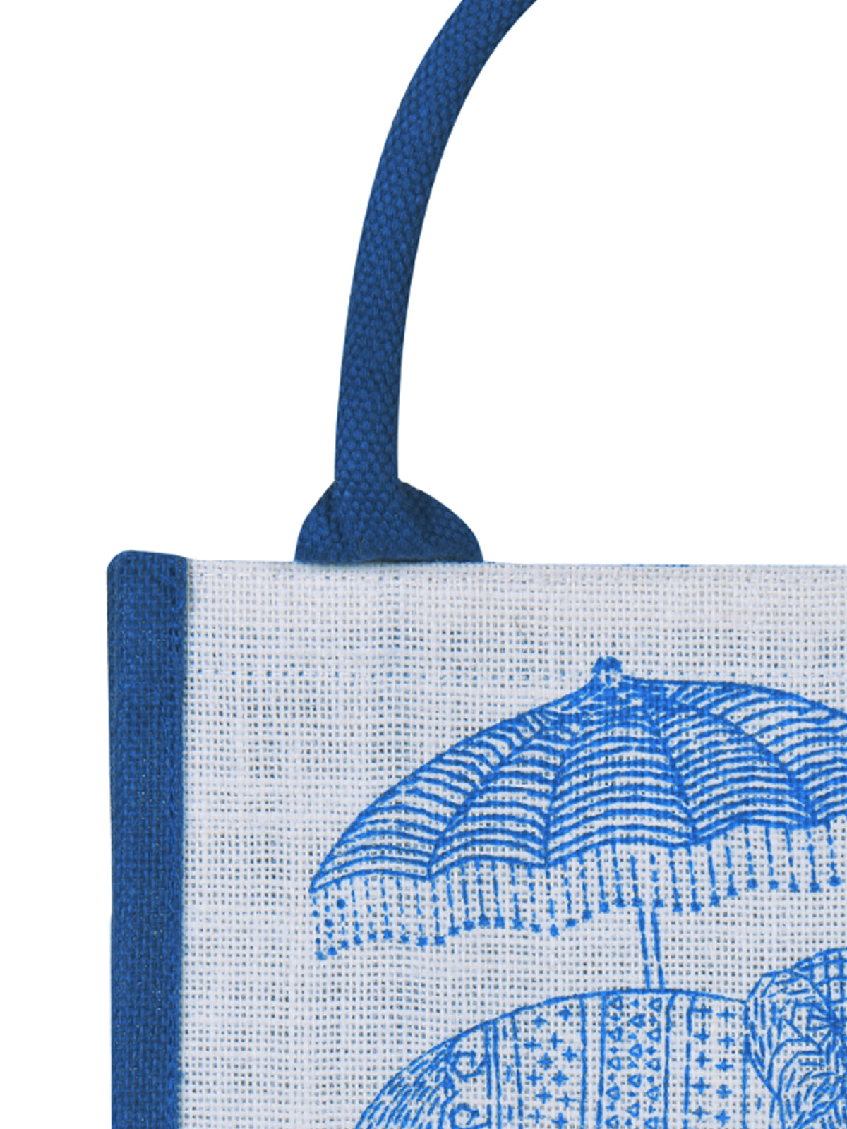 Jute Cottage Elephant Print Zipper