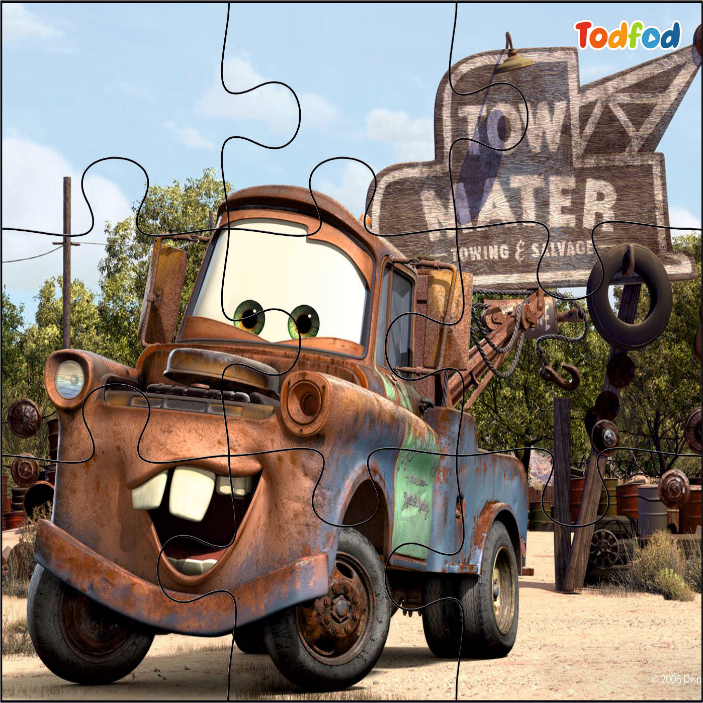 Wooden Jigsaw Puzzles - Disney Pixar Cars Anime Cartoon Characters