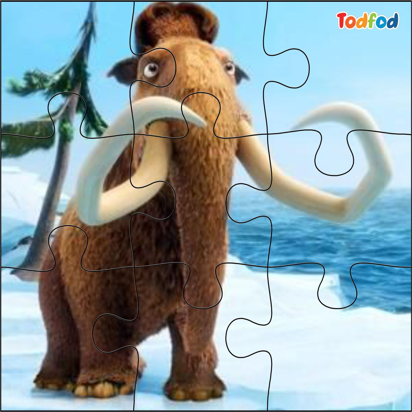 Wooden Jigsaw Puzzles - Ice Age & Friends Anime Cartoon Characters