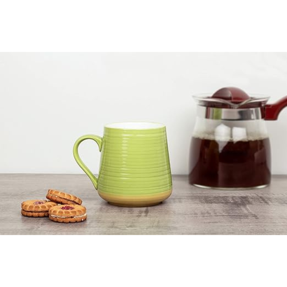 Femora Solid Green Coffee Mug | 300 Ml