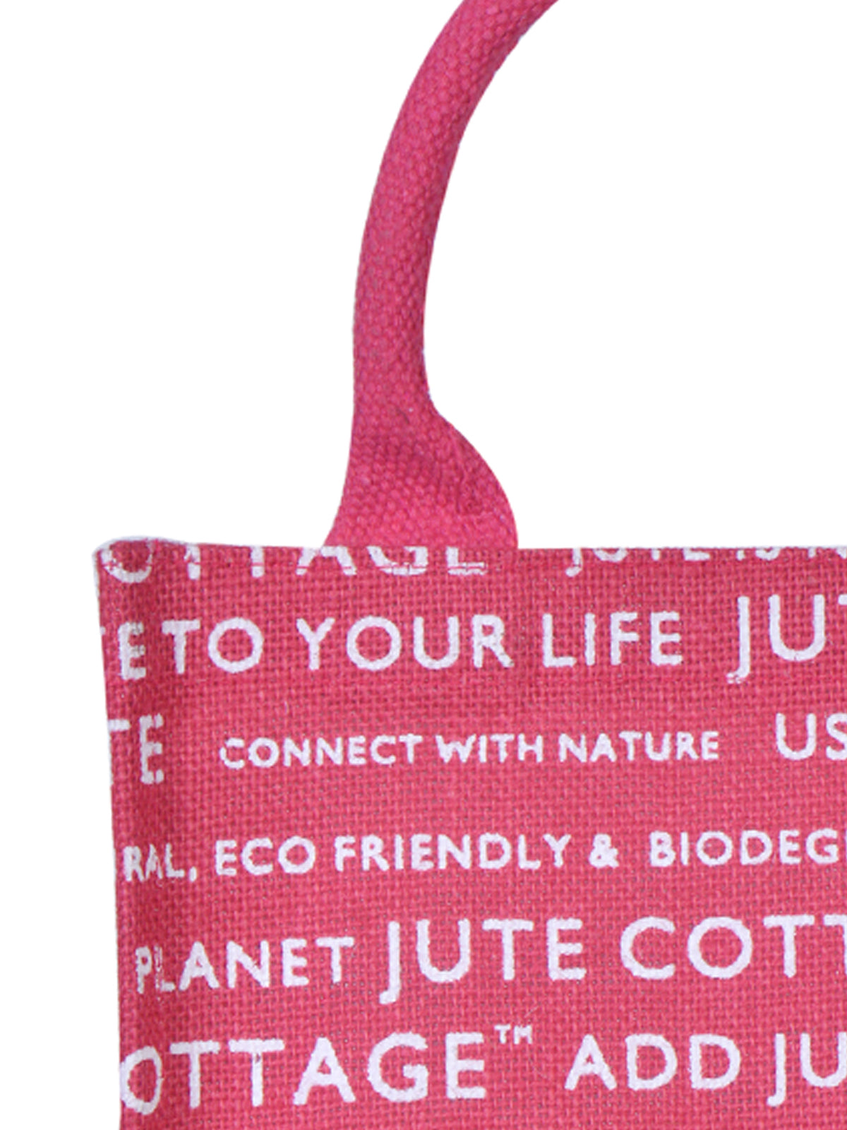 Jute Cottage Printed Zipper Lunch Bag