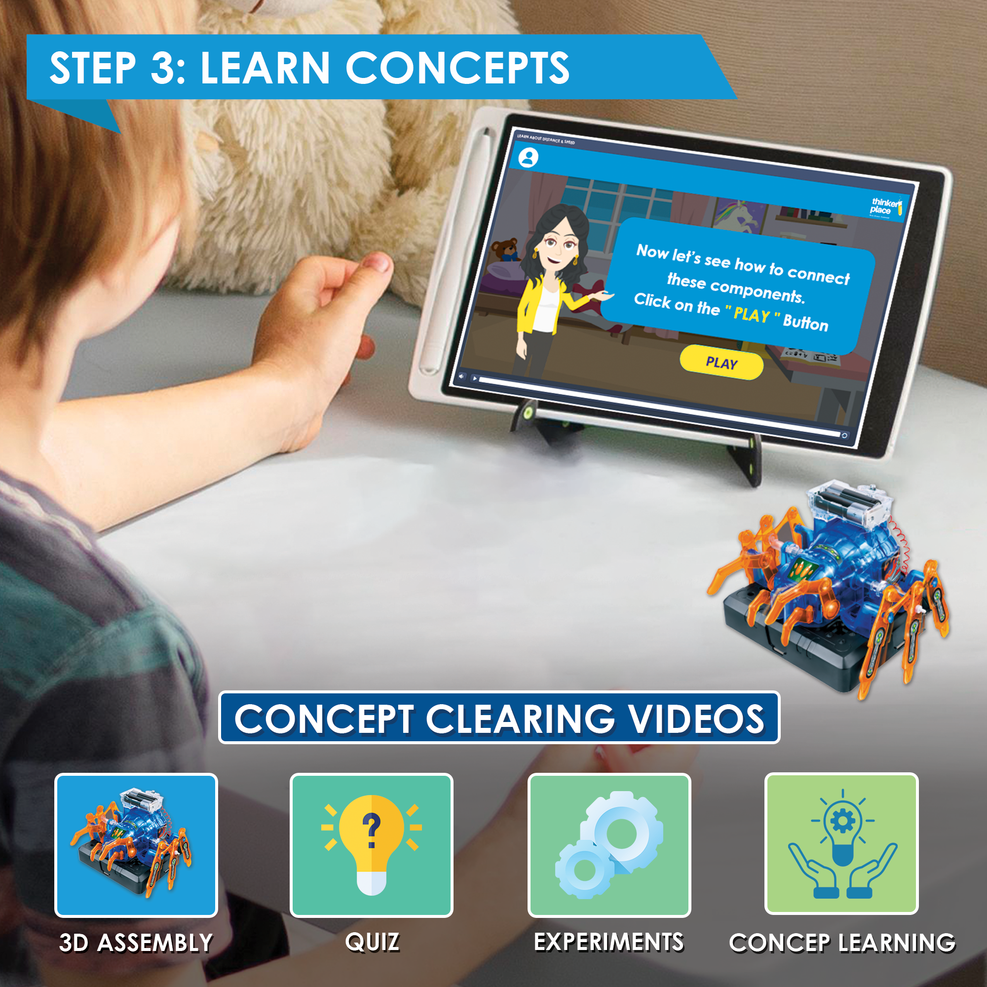 DIY Robotic Spider - Learn about Robots