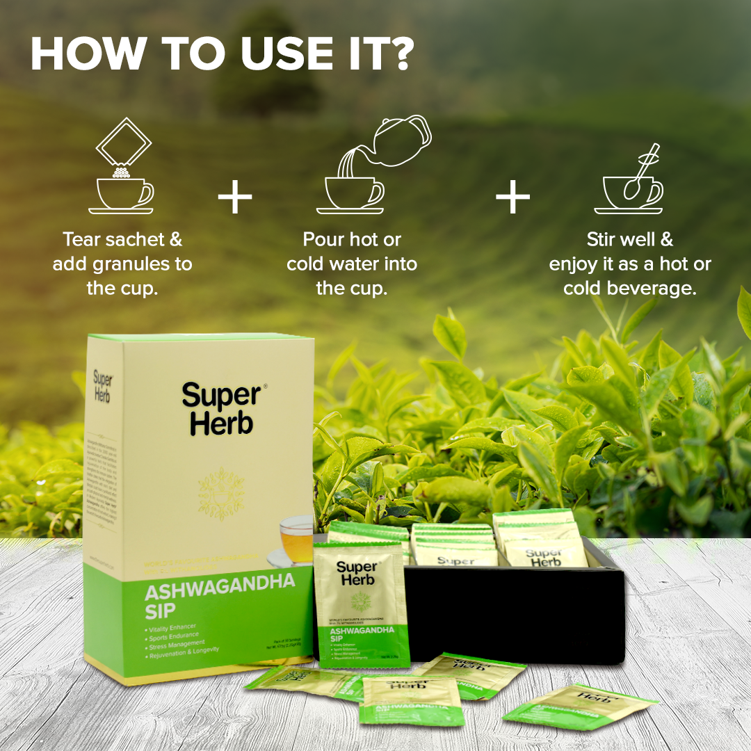 Genomelabs Super Herb Ashwagandha Tea - 30 packs