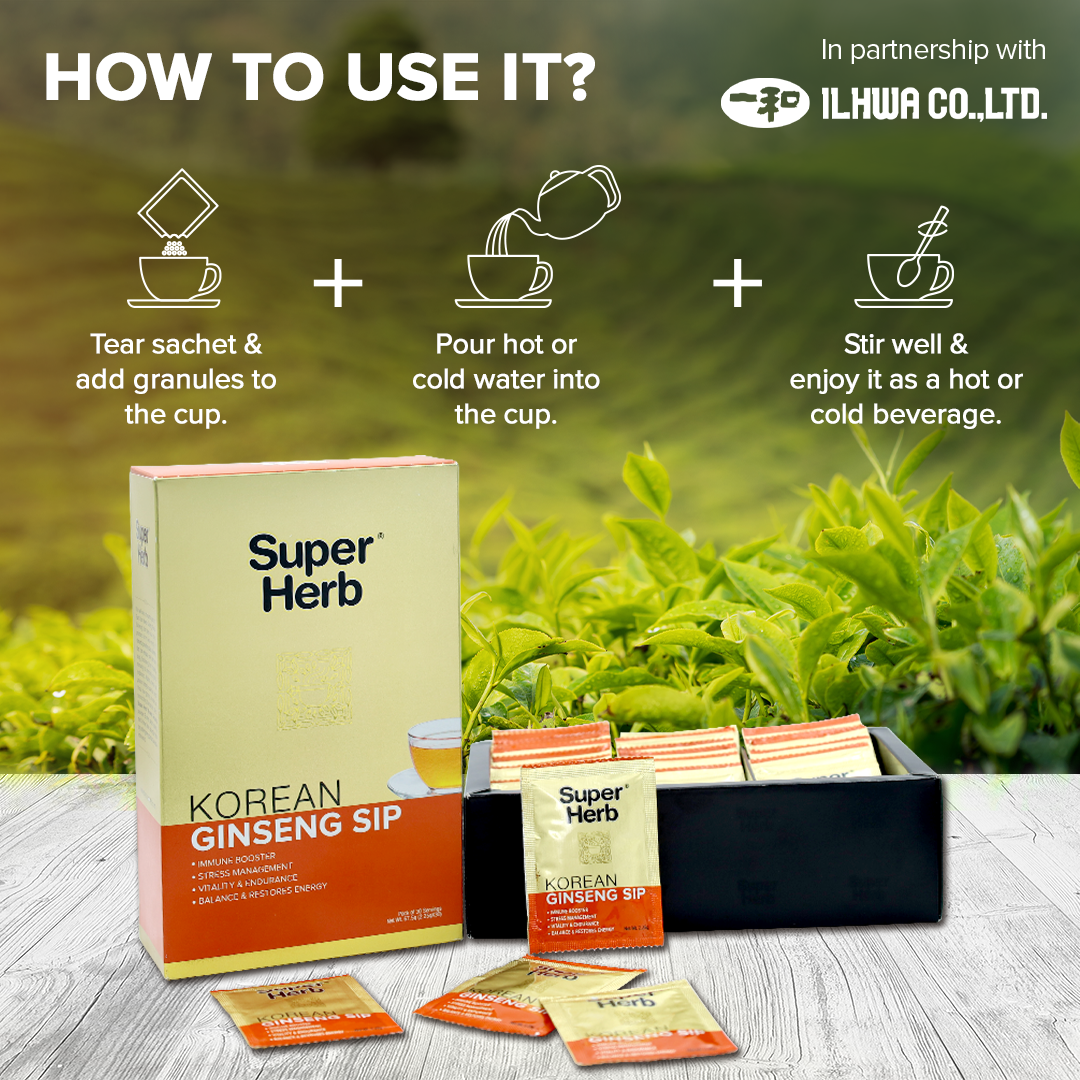 Genomelabs Super Herb Korean Ginseng Tea - 30 packs