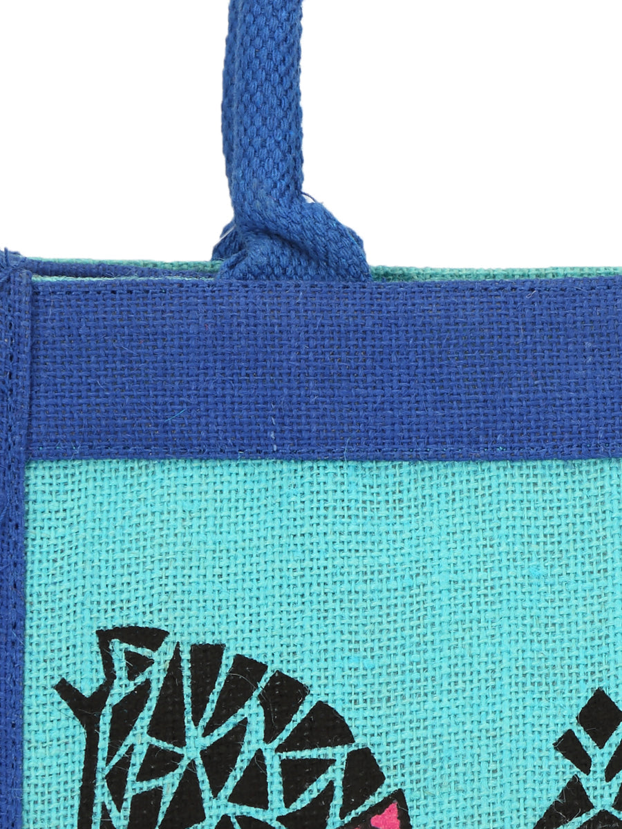 Jute Cottage Double Zebra Print Lunch Bag