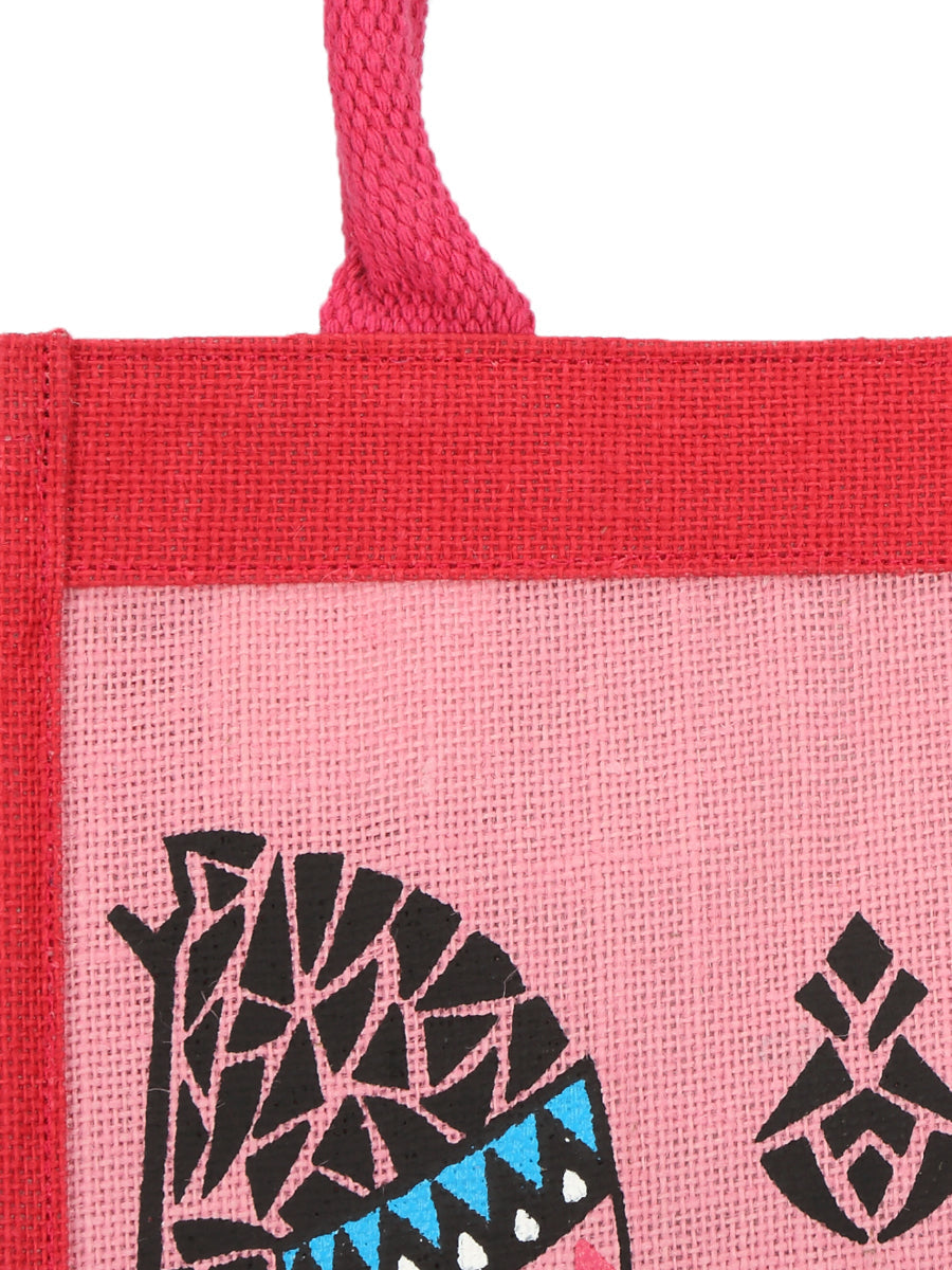 Jute Cottage Double Zebra Print Lunch Bag