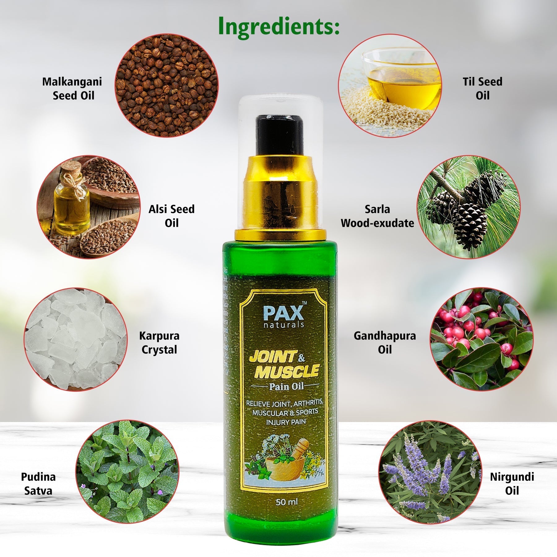 Pax Naturals Joint & Muscle - 50ml
