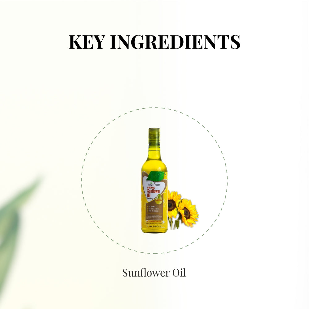 Azafran Organic Sunflower Oil (Cold Pressed) - 1l