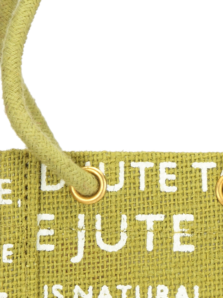 Jute Cottage Bottle Bag Jute Cottage Printed