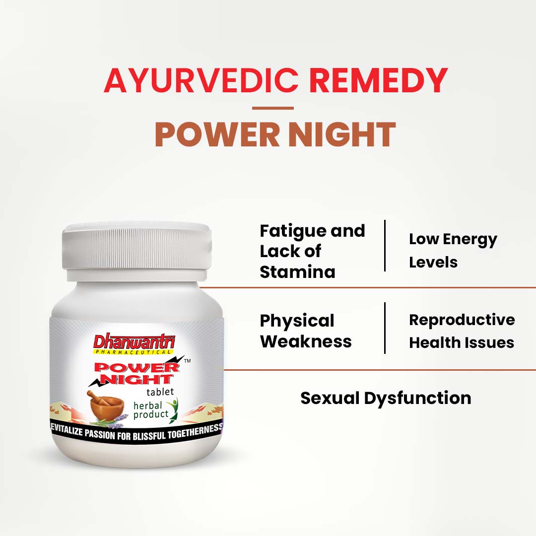 Dhanwantri Pharmaceutical Power Night Tablets - 40 Tabs