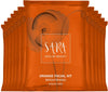 Sara Beauty Orange Facial Kit | Skin Cleansing & Brightening for All skin types | Single Use | (12x50gm)