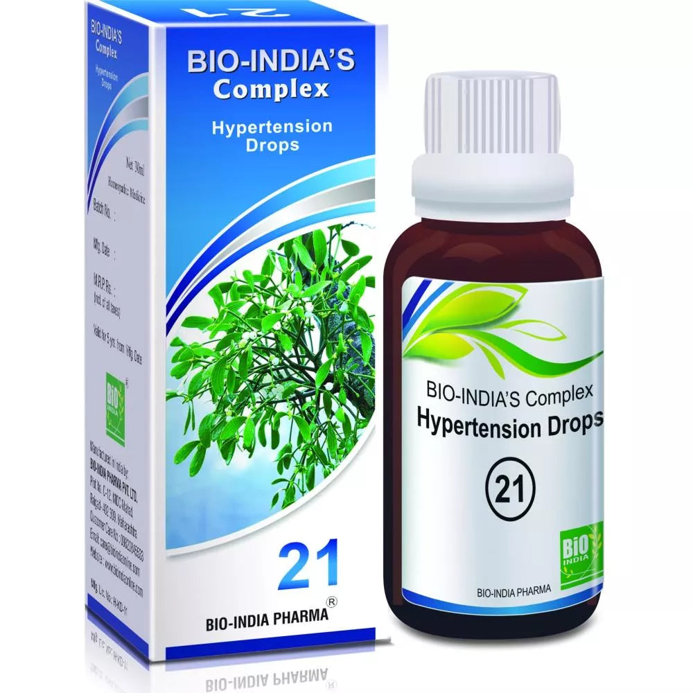 Bio India Complex 21 Hypertension Drop - 30 ml