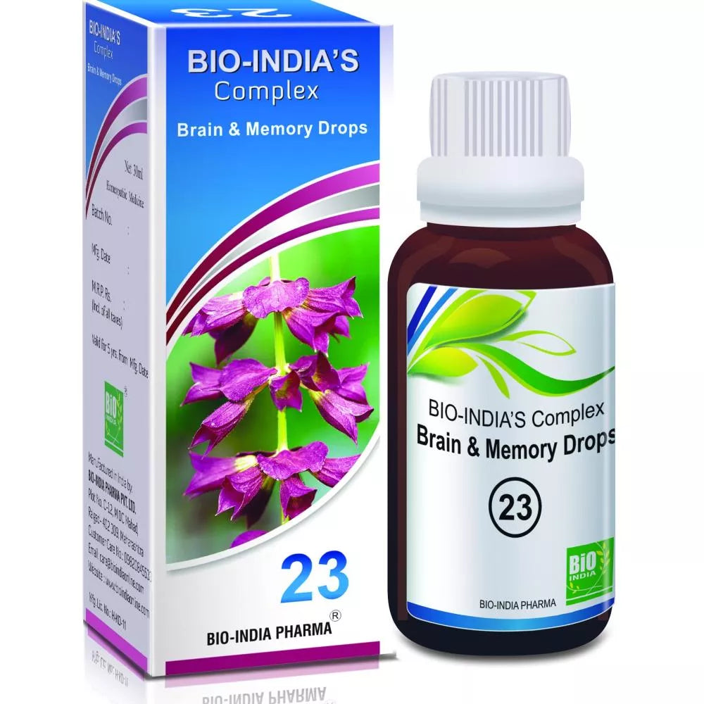 Bio India Complex 23 Brain & Memory Drop - 30 ml