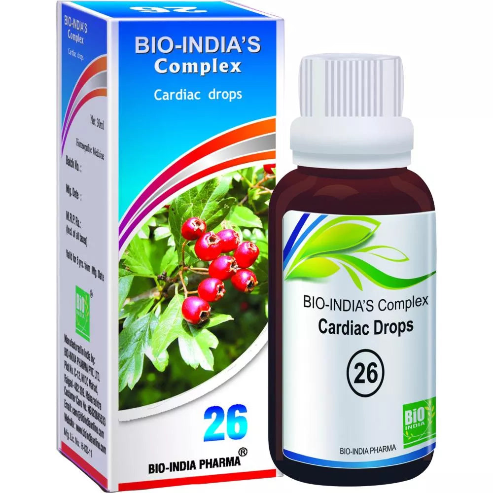 Bio India Complex 26 Cardiac Drop - 30 ml