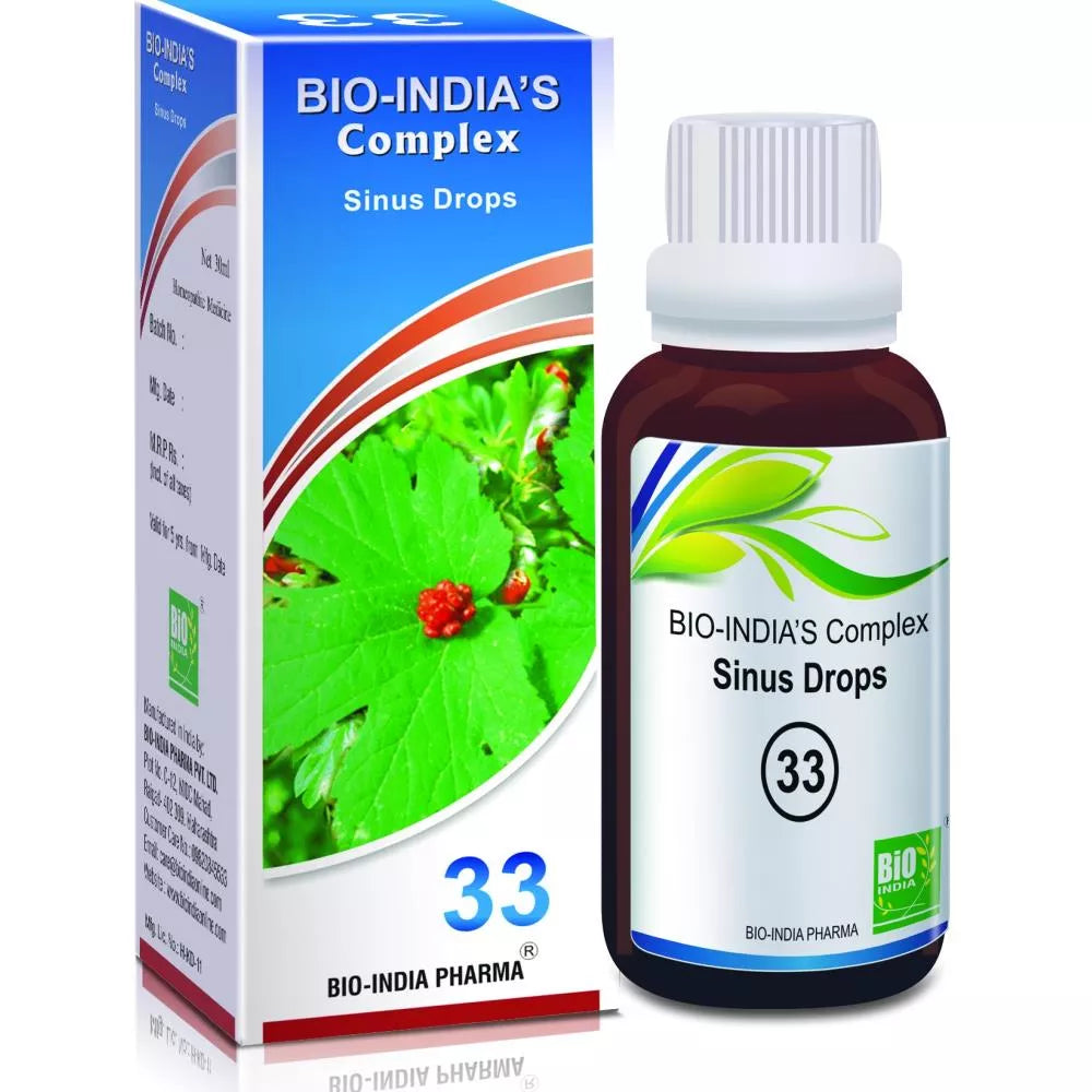 Bio India Complex 33 Sinus Drop - 30 ml