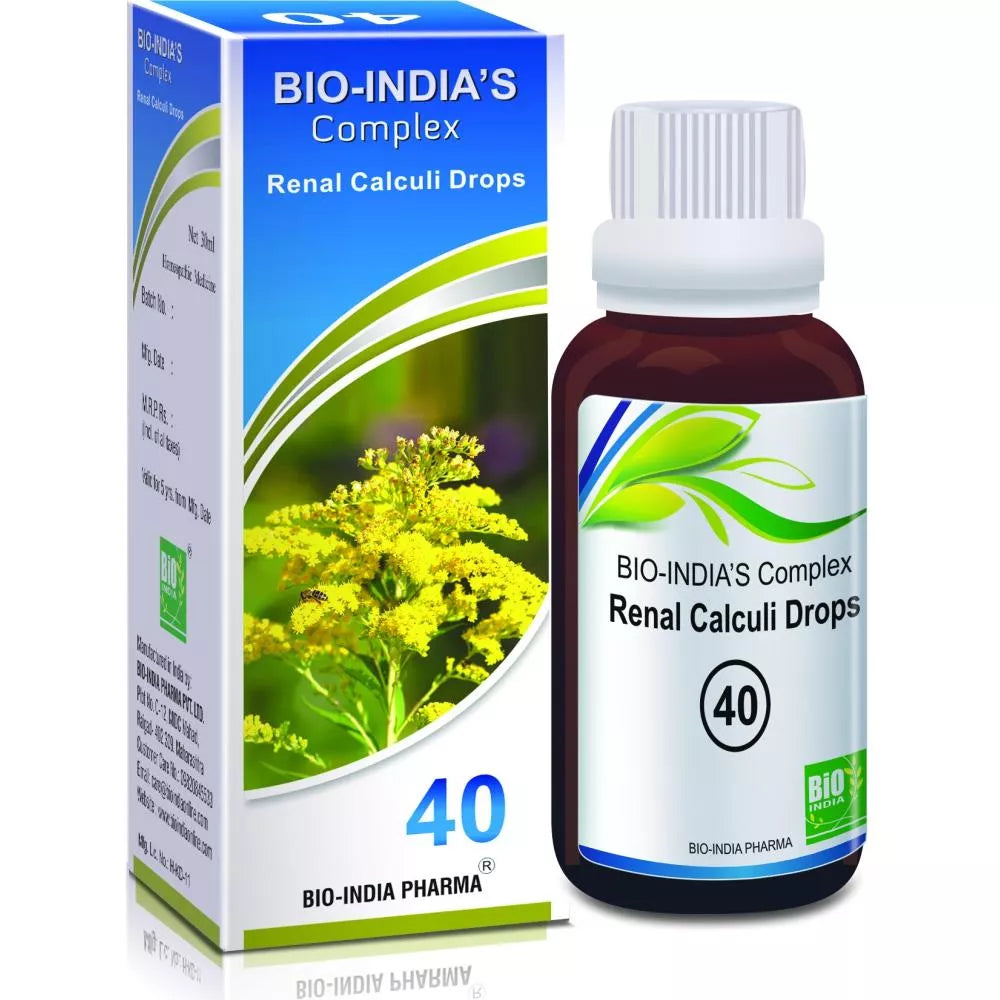 Bio India Complex 40 Renal Calculi Drop - 30 ml
