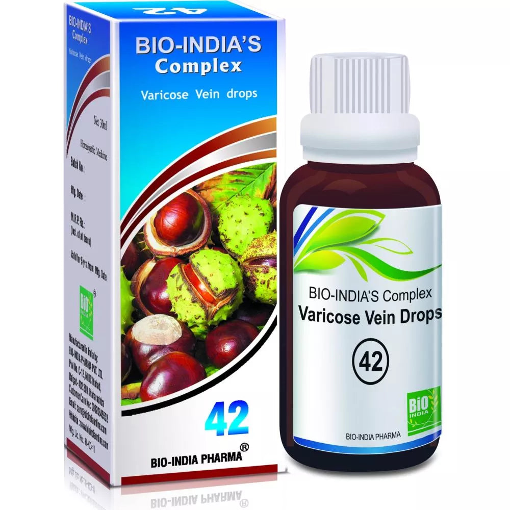 Bio India Complex 42 Varicose Vein Drop - 30 ml