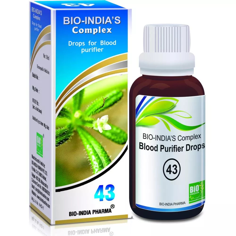 Bio India Complex 43 Blood Purifier Drop - 30 ml