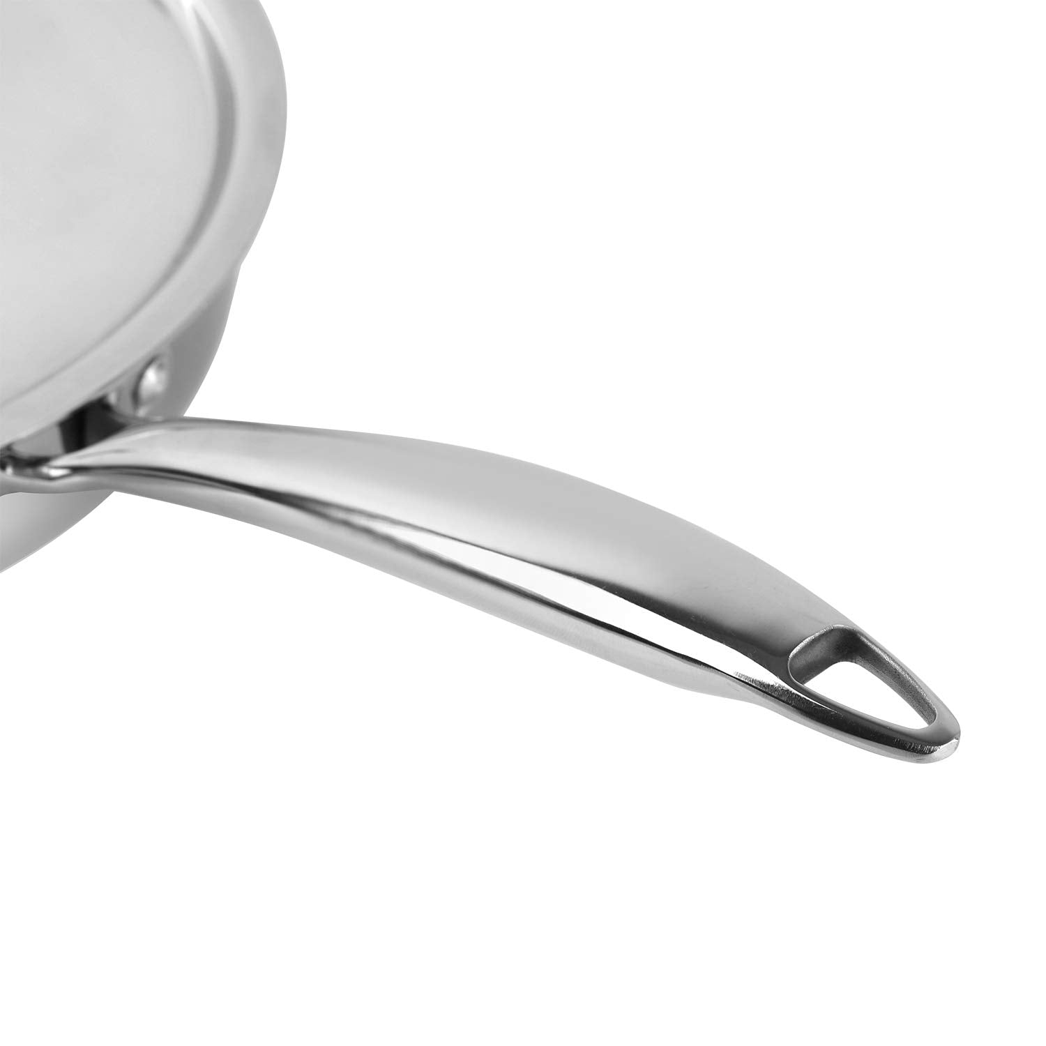 Cello Armour Induction Base Tri-ply Fry Pan With Stainless Steel Lid Flame Proof | Durable & Rust-resistant