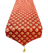 Pink Parrot Designer Durable Dopian Silk Table Runner Colour Multicolour