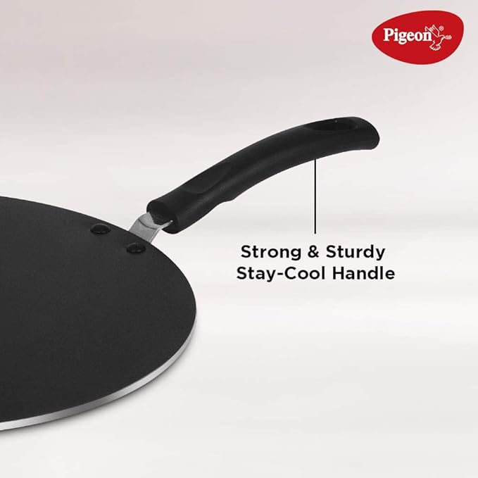 Pigeon By Stovekraft Non-Stick Aluminium Multi Tawa (31 cm Black)
