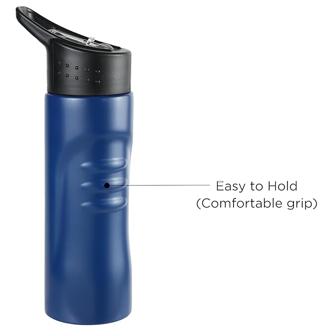 Vinod Snappy Stainless Steel Single Wall Vacuum Insulated Water Bottle - 750ml