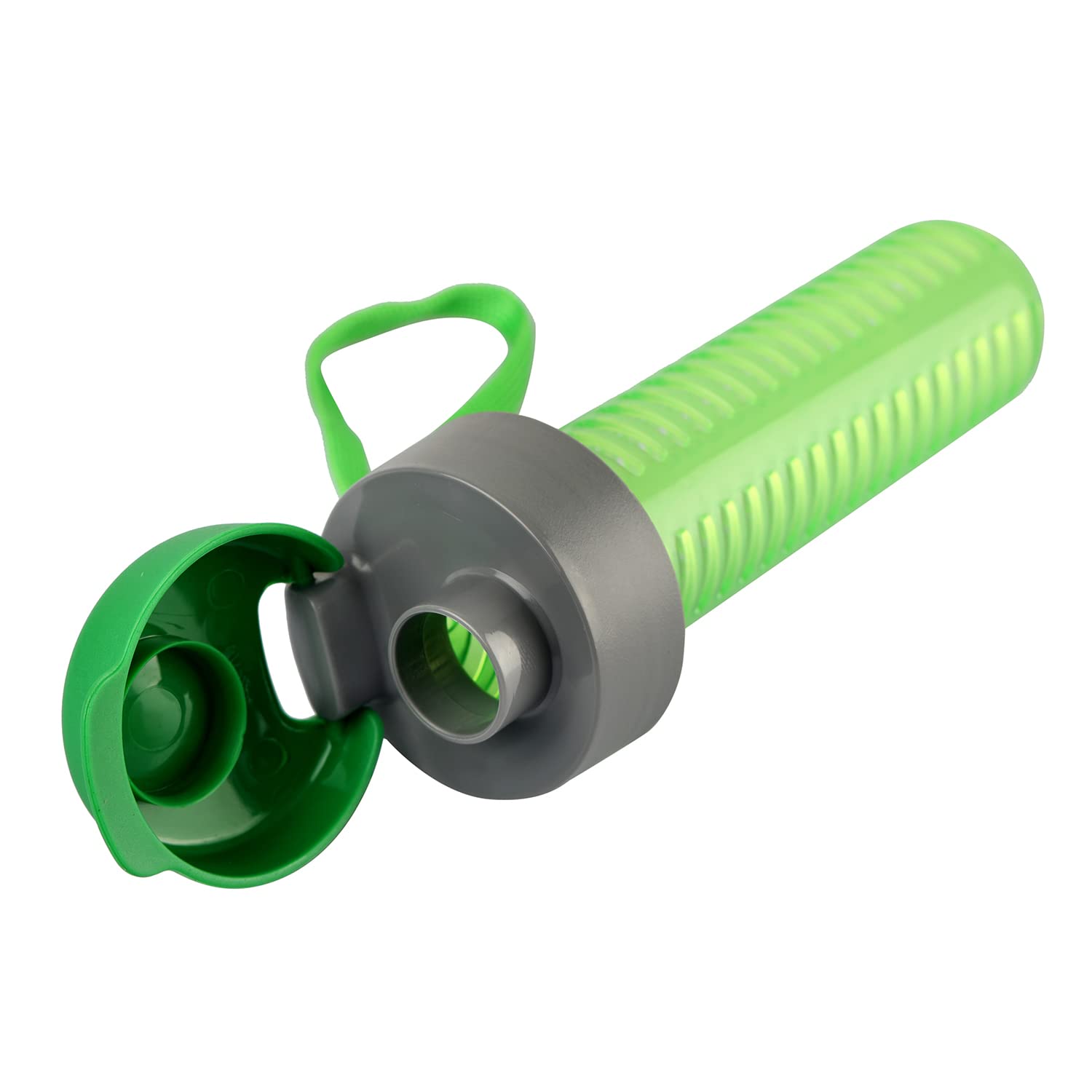 Cello Detox Fruit & Tea Infuser Glass Water Bottle| Wide Cap Sealed With Flip Top | 720 Ml