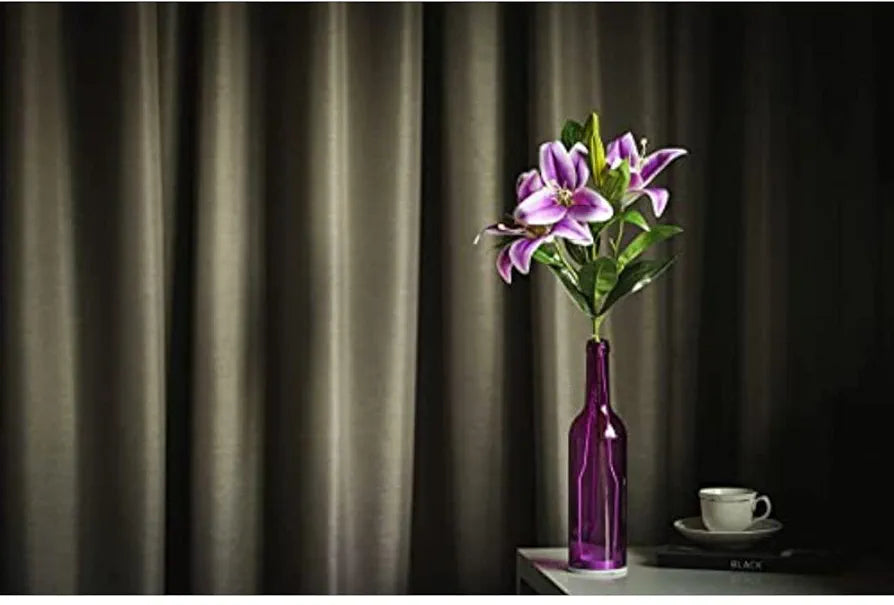 Lily Artificial Flowers Sticks Purple