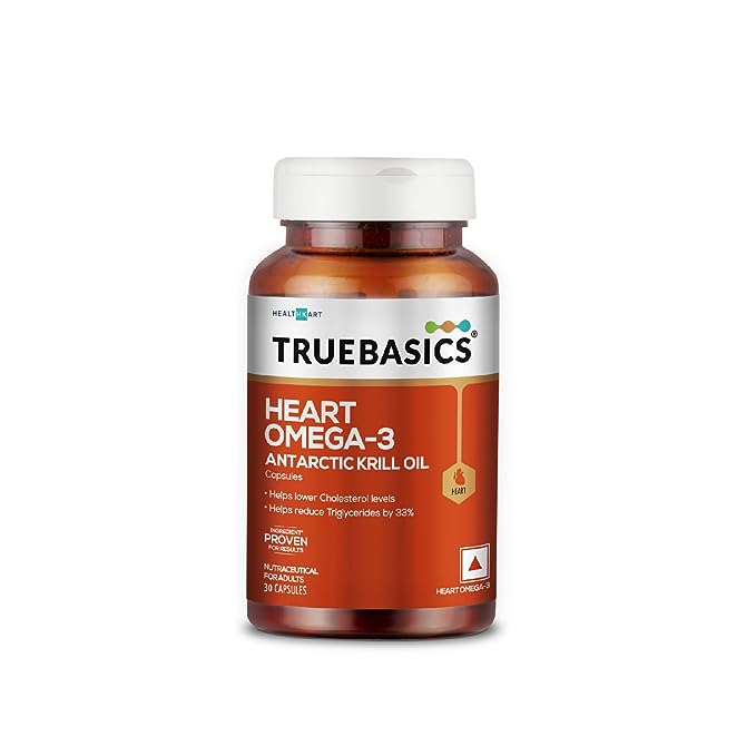 TrueBasics Heart Omega 3 Antarctic Krill Oil - 30 tabs
