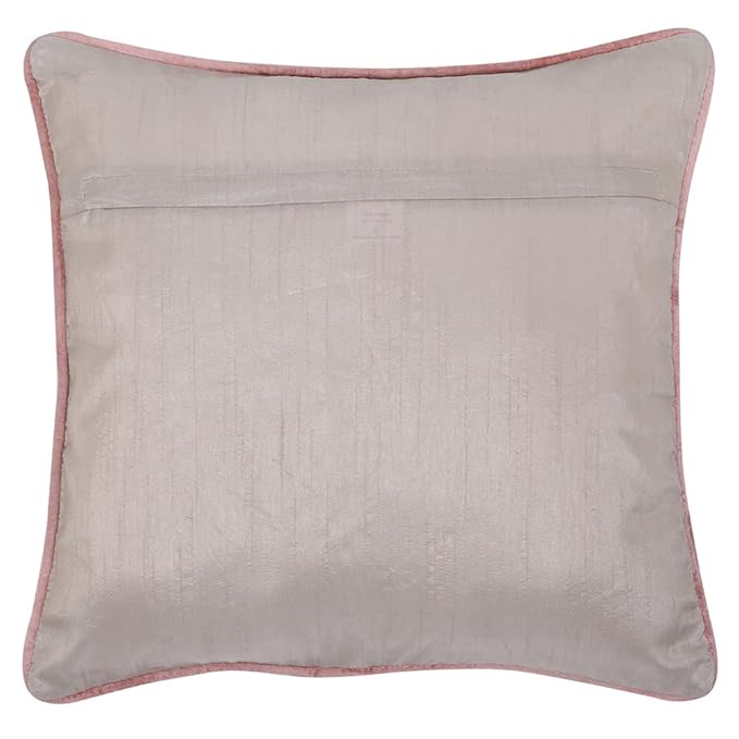 Haus & kinder Decorative Embroidered Cushion Cover | Colour Embroidery Felt