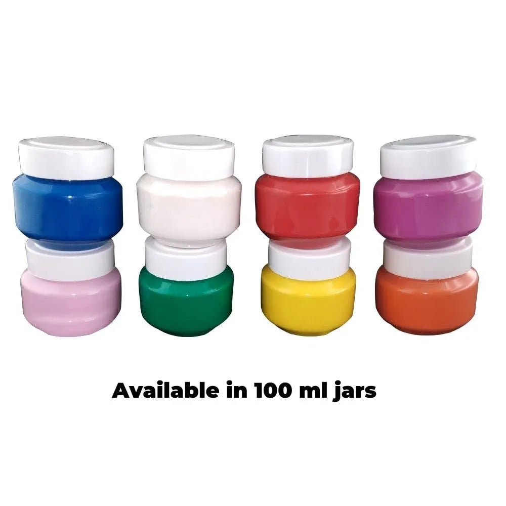 Toykraftt Finger Paints For Kids| Non Toxic Washable Finger Paints| Child Safe Paints For 2 To 3 Years Old| 8 Shades X 100 Ml In A Pack Mega Kit - Paper