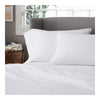 Huesland by Ahmedabad Cotton Plain White Super Soft Luxurious Cotton Pillow Cover/ Case | Set of 2