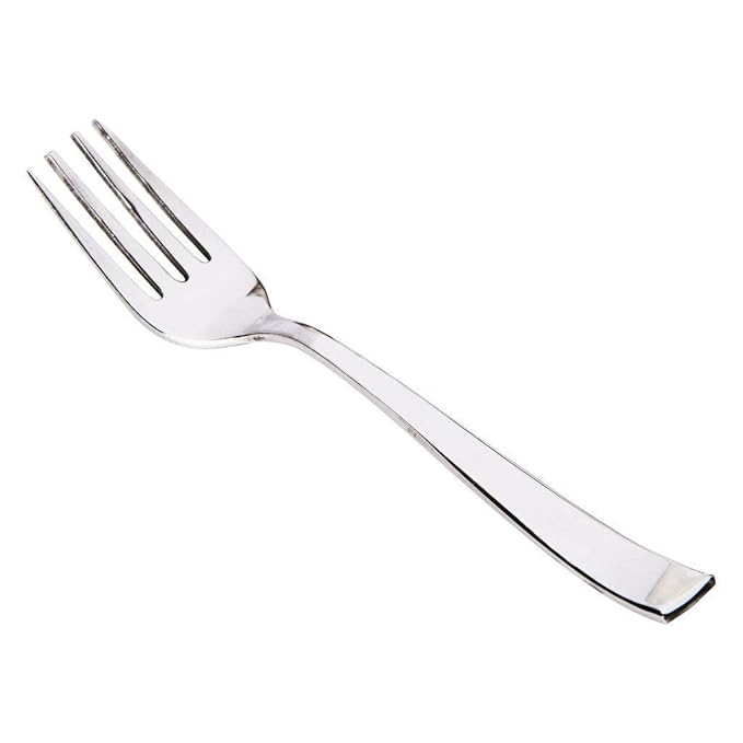 Parage 12 Pieces Stainless Steel Dinner Forks Set for Home & Kitchen 15.5 cm Long