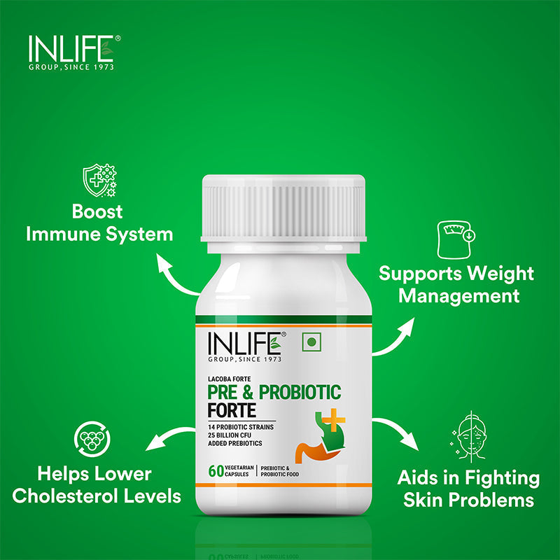 INLIFE Prebiotic & Probiotics Forte – 60 tabs