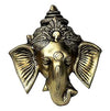 StonKraft Religious figures themed Brass Ganesh Ganesha Door Hanging Golden Standard