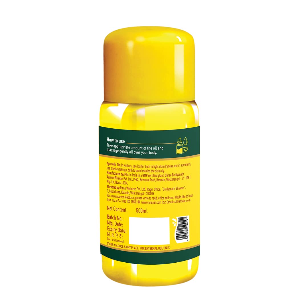 Baidyanath Vansaar Ayurvedic Oli Oil for Soft and Glowing Skin