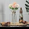 Artificial Multiflora Flower Roses Fake Sticks Bunch Decorative Without Vase Peach Fabric