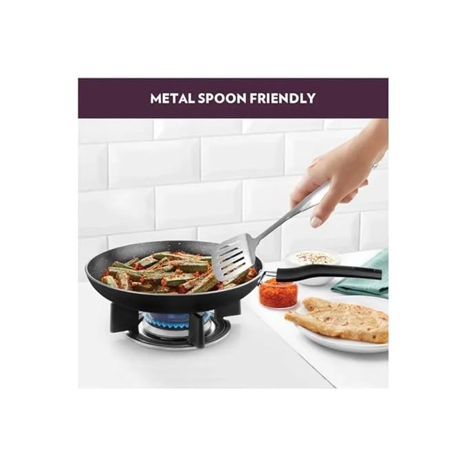 Borosil Granito Non-stick Fry Pan | Induction Friendly | Granite Finish | Pfoa-free | 24 Cm Diameter