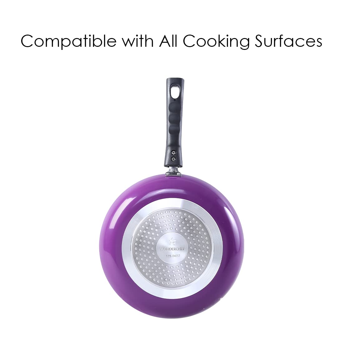 Wonderchef Tivoli Fry Pan 24 Cm Diameter 1.5 L Capacity (Aluminium, Non-Stick, Induction Bottom)
