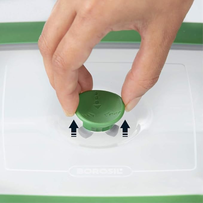 Borosil Glass Dish With Lid | 1 Piece | 1000ml | Transparent