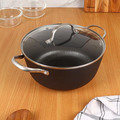Femora Preseasoned Cast Iron 24 Cm Casserole Handi With Lid