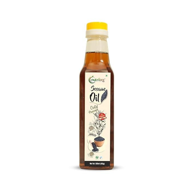 Nutriorg Organic Cold Pressed Black Sesame Oil - 500 ml