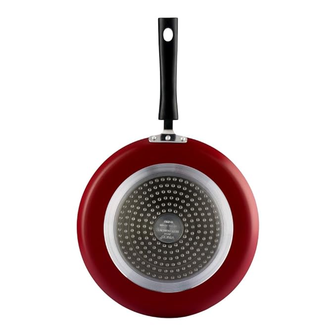 Vinod Zest Aluminium Non Stick Dosa Omni Tawa - 25cm | 4mm Extra Thick | 3 Layer Ceramic Coat | Bakelite Handle