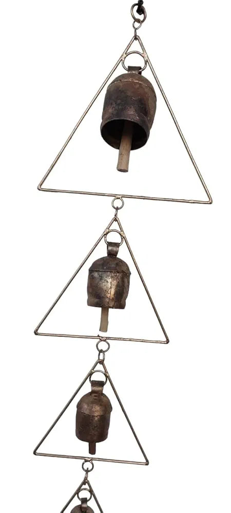 Tej Gifts Metal Bell Wind Chime for Balcony Home 7 Bells Design 2