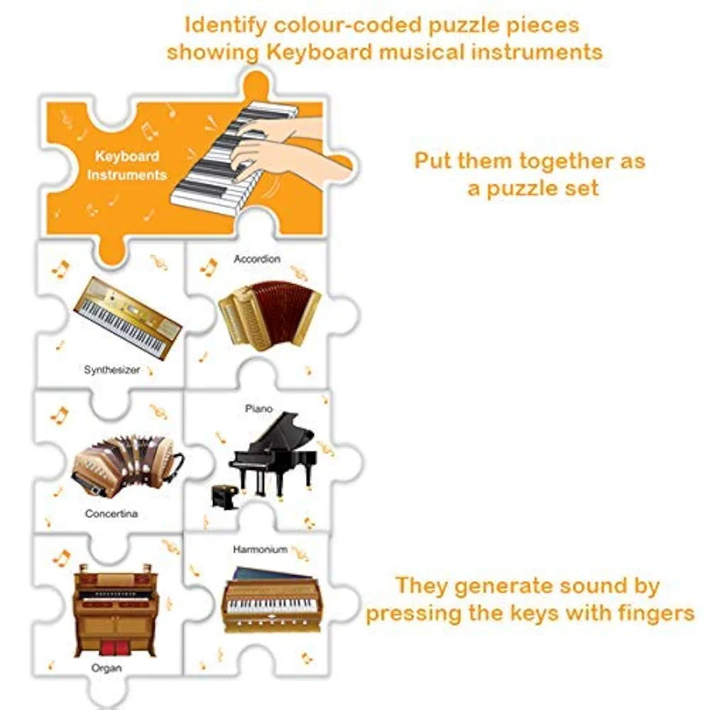 Toykraft: Kids Puzzle - Orchestra | Fun & Learning Toys for Kids | Educational Games for 5-7 Year Kids | Educational Toys for 5-7 Years | Kids Learning Toys for 5-7 Years
