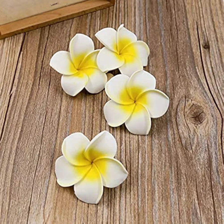 Artificial Big Foam Hawaii Water Floating Flowers 12 Pcs