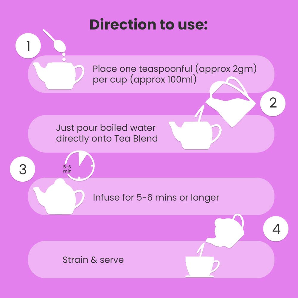 Neuwganic Sweet'n'Cool Indian Natural Infusion Tea - 100 Grams