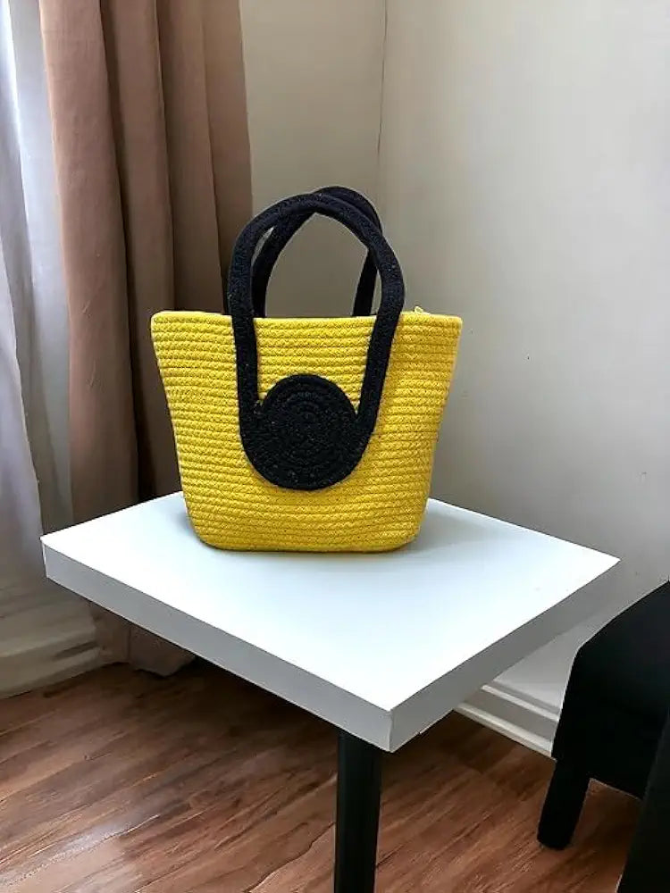 Attractive Tote Hand Bag Jute Handmade