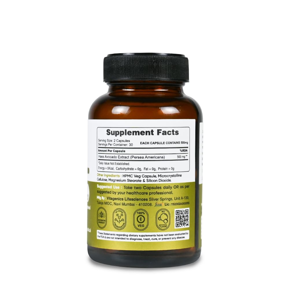 StemRx Biosciences Avocado Supplements Capsules - 60 Capsules
