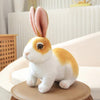 Tickles Cute Rabbit Soft Stuffed Plush Animals Toy for Kids 35 cm Color White & Brown